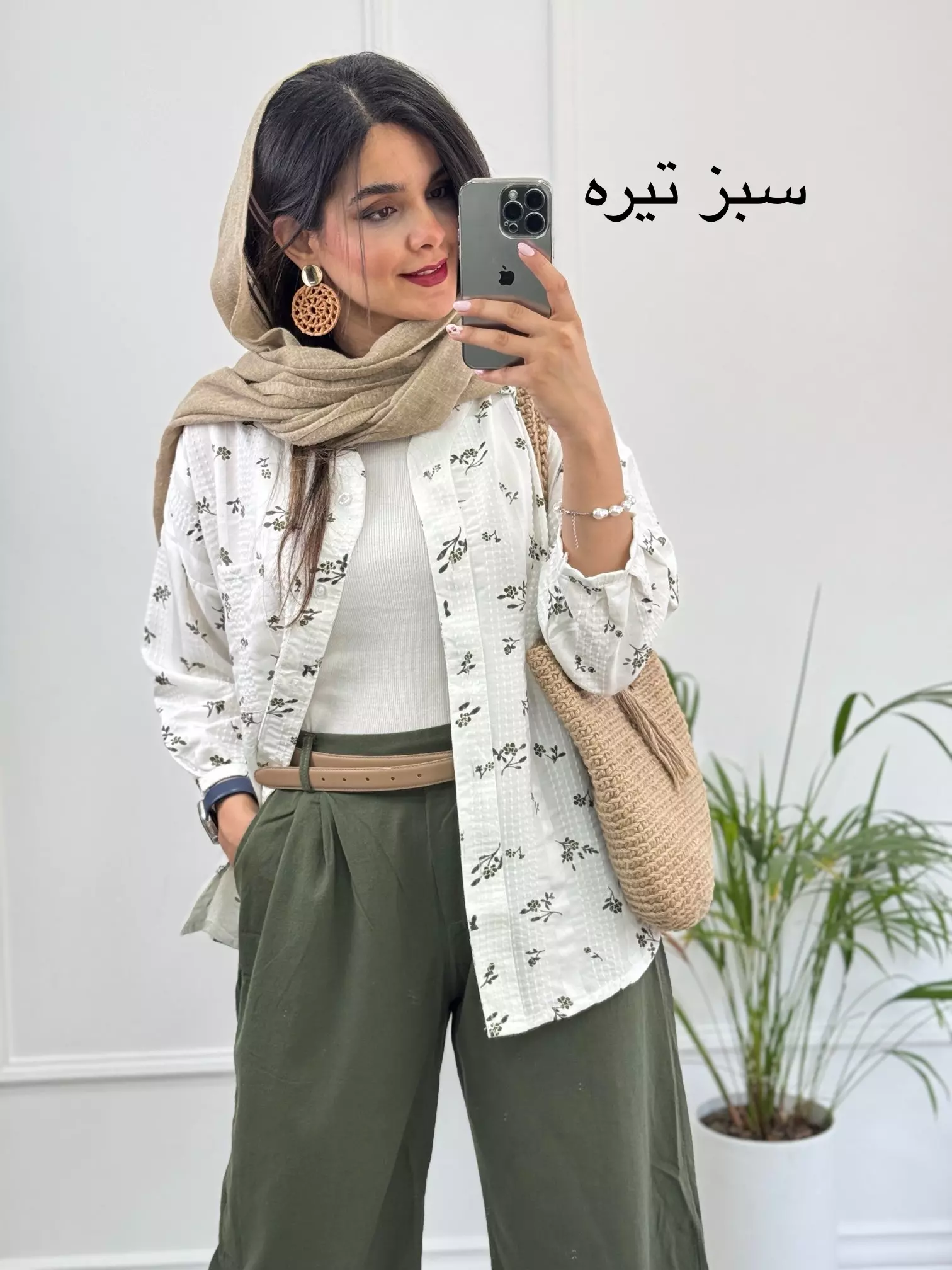 مانتو لینن شکوفه